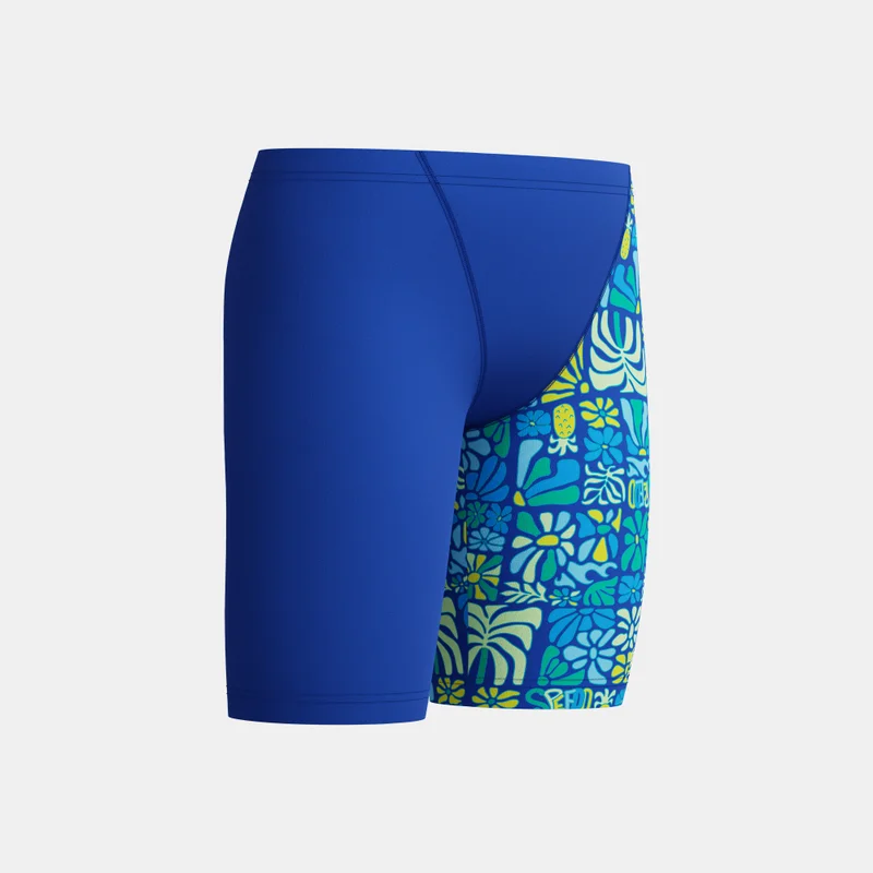 speedo Blue Kids' Graphic V-Cut Swimming Jammers  | Best Price UAE